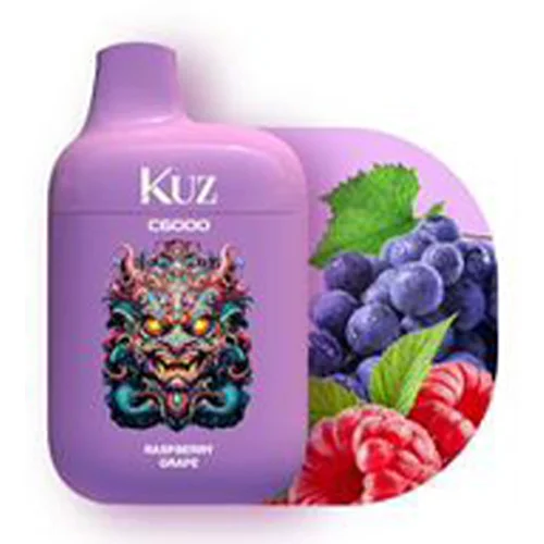 KUZ RASPBERRY GRAPE – 6000 PUFFS
