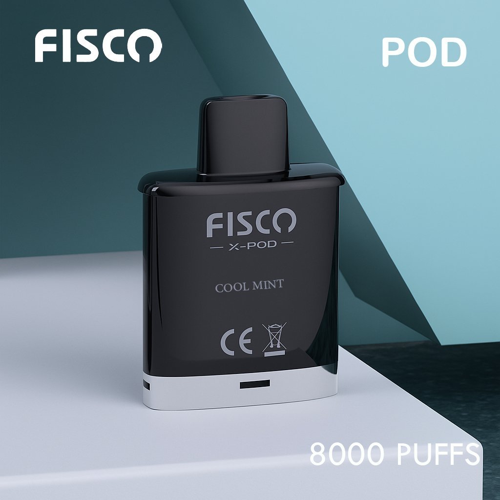 FISCO XPOD COOL MINT- 8000 PUFFS (POD ONLY)