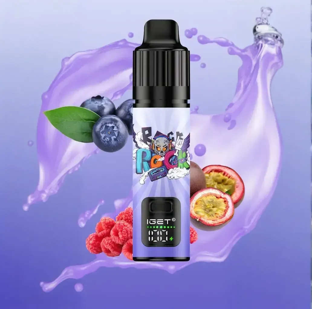 IGET BAR PLUS S3 10000 | Passion Fruit Blueberry Raspberry Delight – 10,000 Puffs of Crisp Fruity Bliss