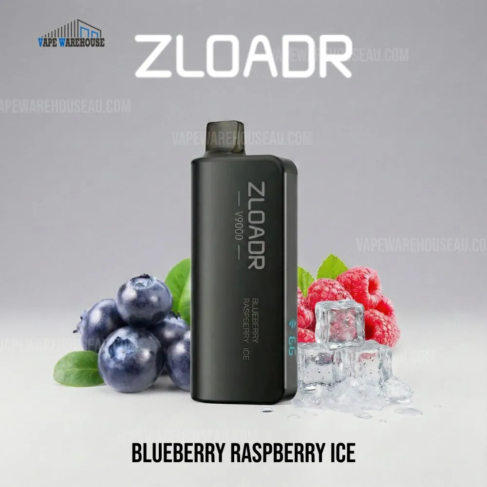 ZLOADR V9000 Puffs Blueberry Raspberry Ice